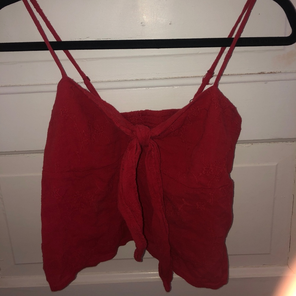 Brandy Melville Front Tie Tank